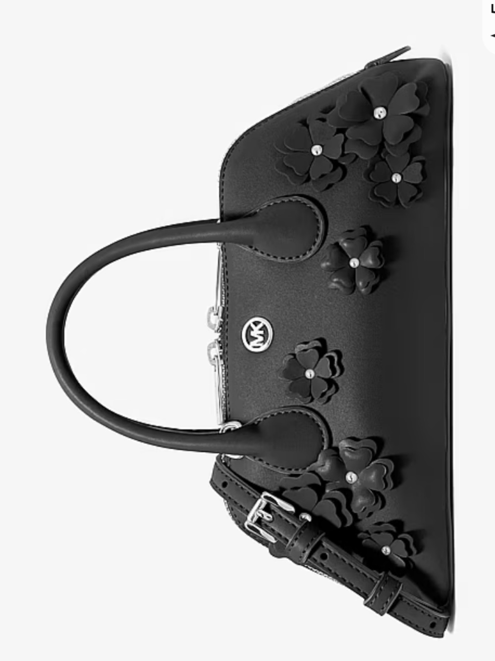 Michael Kors Petra Small Floral Embellished Crossbody Bag
Black 
NWT